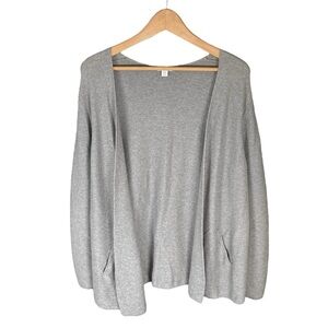 J. Jill Silk + Wool Blend Sweater Women’s Size Large Petite Open Front Cardigan